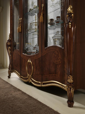 Display case 3 door Wardrobe Showcases Living room Cabinets Design Wardrobe Furniture Glass new