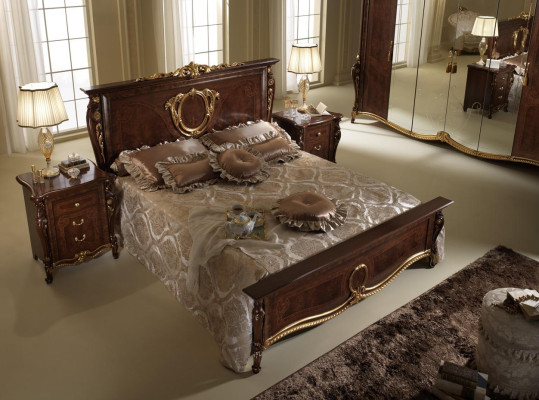 Classic s Bedroom Set Bed 2x Bedside table Luxury Beds Furniture 3-piece Wood new