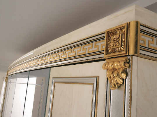 Wardrobe Bedroom Wood Wardrobe arredoclassic Baroque Rococo Cabinets