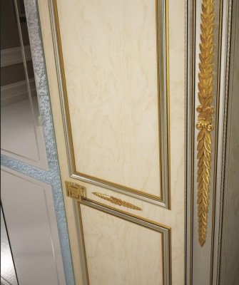 Wardrobe Bedroom Wood Wardrobe arredoclassic Baroque Rococo Cabinets