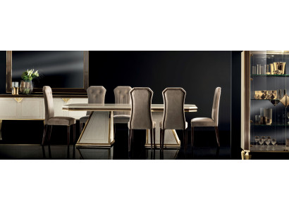 Dining table 6x Chair Dining room Set Dining set Groups table Table arredoclassic 7-piece.