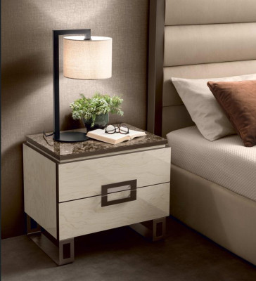 Bed 2x Bedside table 3 pcs. Bedroom Set Design Modern Luxury Beds Furniture new