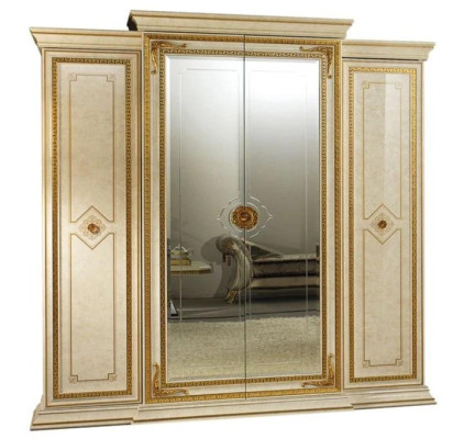 Bedroom Wardrobe 4 door closet Wood Wardrobe Clothes cupboards