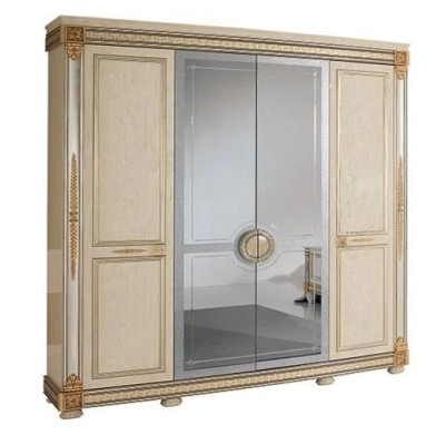 Luxury Clothes Wardrobe Clothes cupboards high gloss Furniture Designer Living Wood new