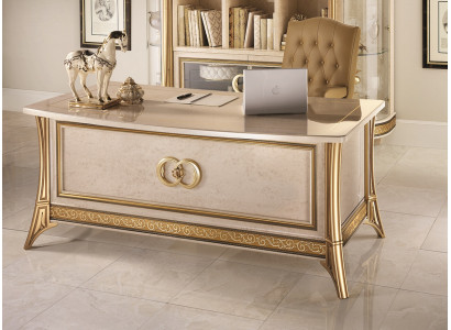 Design Office Desk Table Armchair Furnishings with Chair 2pcs. arredoclassic
