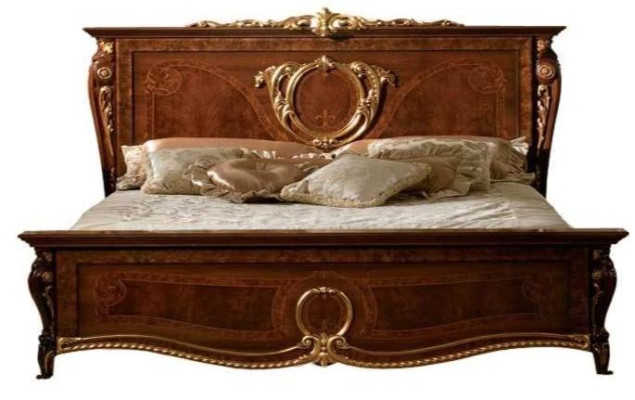 Italian Bedroom Furniture Upholstery Double Bed Luxury Design Beds Marriage new