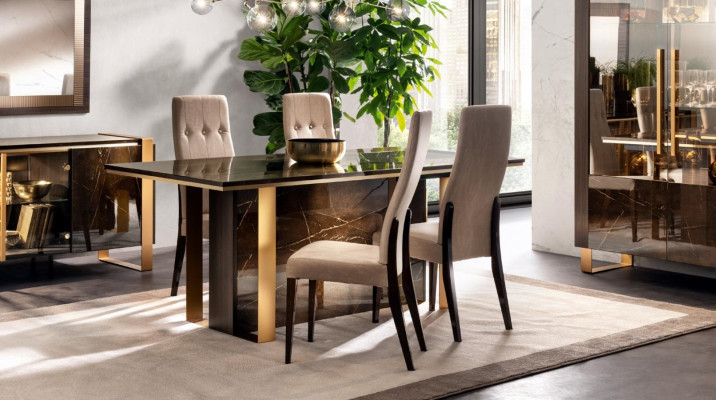 Dining table Dining room Set Dining set Classic r Table 5tlg Tables new 4x Chairs
