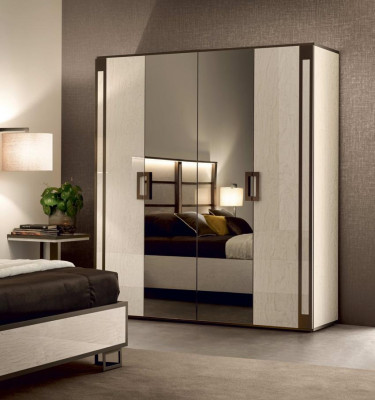 Luxury Clothes Wardrobe Design Clothes cabinets Furnishings Wood Italian Furniture