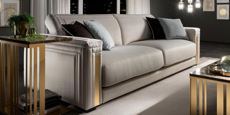 Three Seater 3 Seater Living room Upholstery Textile Modern Luxury Design Sofa Furniture new