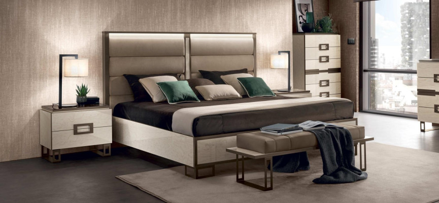 Bed Upholstery Classic Double bed Wood 180x200cm Beds Hotel Bedroom new
