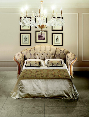 Noble Designer Sofa Couch 2 Seater Upholstery Sofas Textile Art Nouveau arredoclassic™