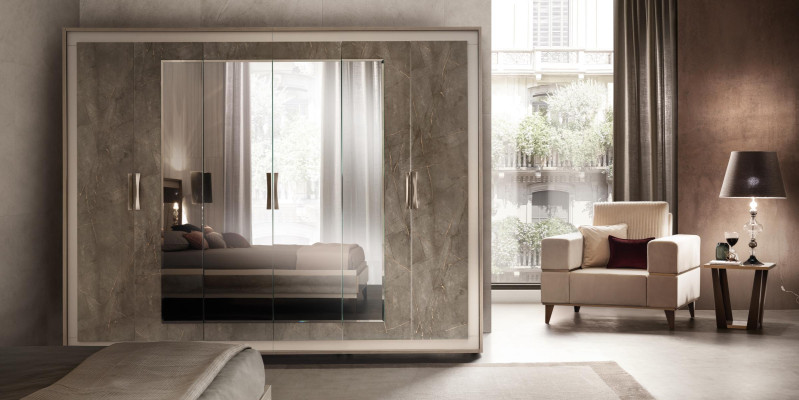 Luxury Clothes Wardrobe Designer Clothes cabinets Wardrobe 6 doors arredoclassic