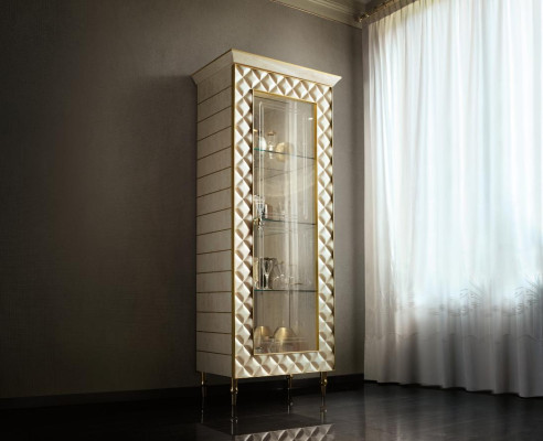 Display case Wardrobe Glass Cabinet Designer Furniture Rococo Baroque Deco Art Nouveau