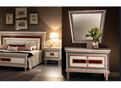 Elegant Style Furniture Bedroom Chest of drawers Wardrobe Classic Sideboard with Mirror