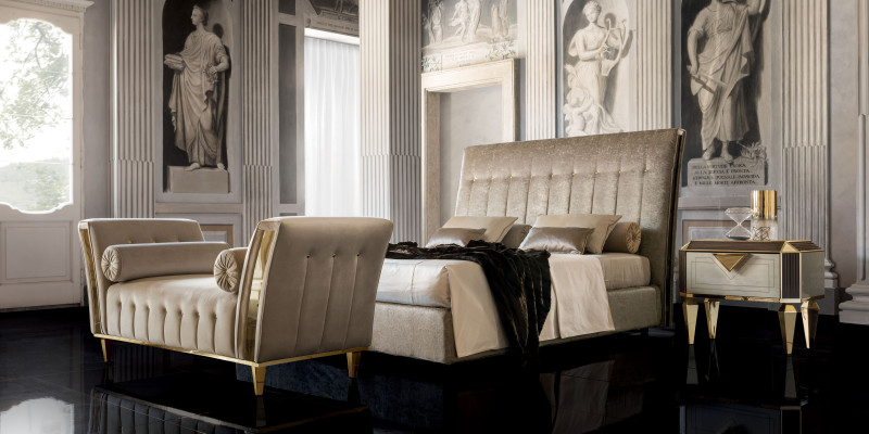 Designer Upholstered bed Bed Beds Leather bed Double bed Marriage bed Designer bed new