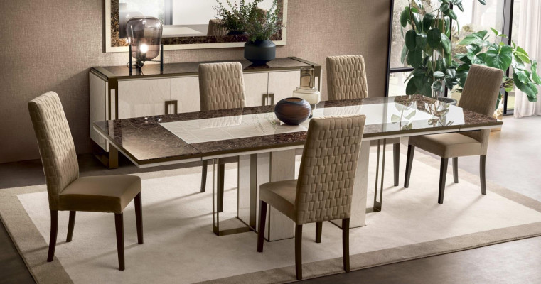 Dining table Table Dining room Living room Suite Wood Design Tables 200x102/280cm