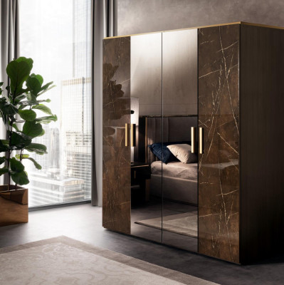 Luxury Clothes Wardrobe Designer Clothes cabinets high gloss Furniture Living Wood new