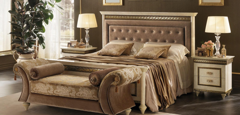 Classic s Bed Baroque Rococo Hotel Beds Upholstered bed Double bed arredoclassic
