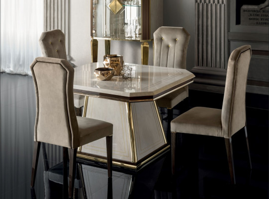 Luxury Furniture Dining table Table Dining room Living room Wood Design Tables 120/160cm new