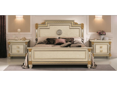 Italian Furniture Bed Beds Wooden bed Real wood Double bed new arredoclassic