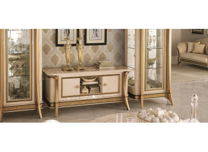 Design Shelves TV-cabinet Sideboard Television Wall Low Board Luxury Wardrobe Chest of drawers Shelf