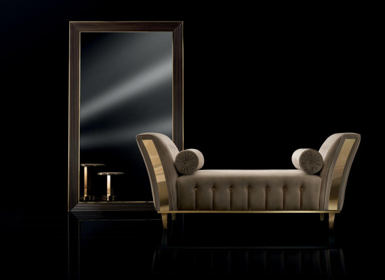 Lounge Sofa Living room Fabric Couches Chaise Lounge Seat Pads arredoclassic