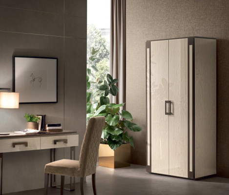 Wardrobe Bedroom Wood Wardrobe Modern Style Cabinets Multipurpose Shelf