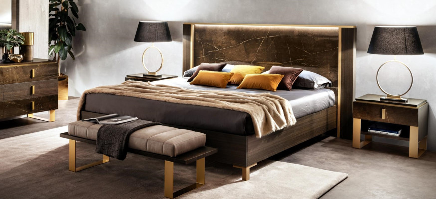 Bed Upholstery Classic Double bed Wood 180x200cm Hotel Beds Bedroom new