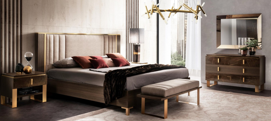 Bed Upholstery Design Double Beds Hotel Sleep Room 180x200cm arredoclassic