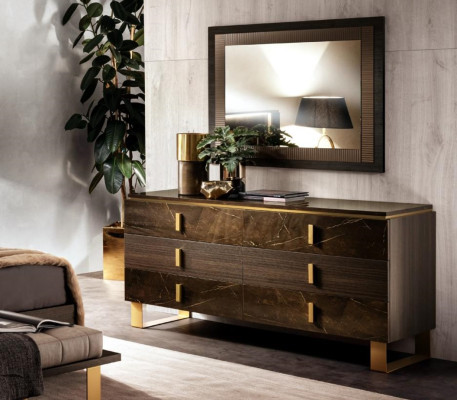 Buffet Sideboard Chest of drawers Mirror Real Handcraft Wood Baroque Rococo Chests of drawers new