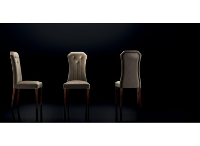 Armchair Chair 1x Dining room TV Lounge Textile Seat Upholstered chair arredoclassic