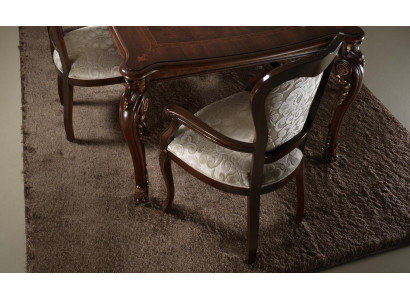 Classic r Chair 1x Dining room Lehn Armchair Lounge Club with Armrests Luxury new