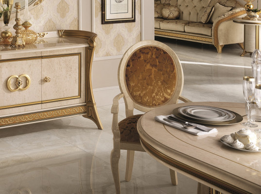 Chair Design Living room Dining room Wood Chairs Upholstery Armrest arredoclassic