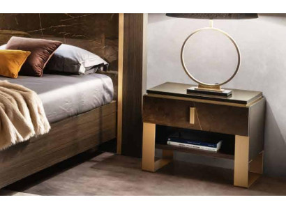 Design Night Table Console Metal Gloss Decorative Tables Consoles Sleep Room