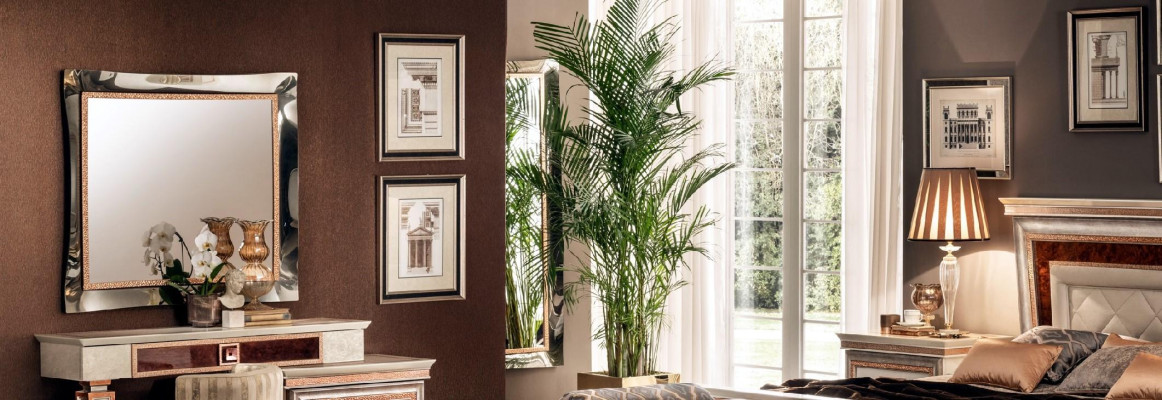 Classic r Wall mirror Wooden Frame Mirror Furniture Baroque Rococo Glass Frame Wall