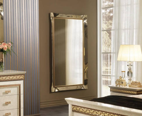 Classic r Wall mirror Mirror Furniture Baroque Glass Frame Wall Gold 105x170cm