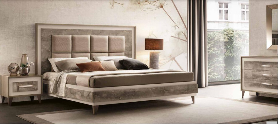 Luxury Bedroom Bed Double bed Modern Wood Velvet Upholstery Beds new luxury