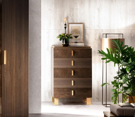 Chest of drawers Sideboard Chests of drawers Sideboards 5 drawers tall cabinet Wardrobe Wood new