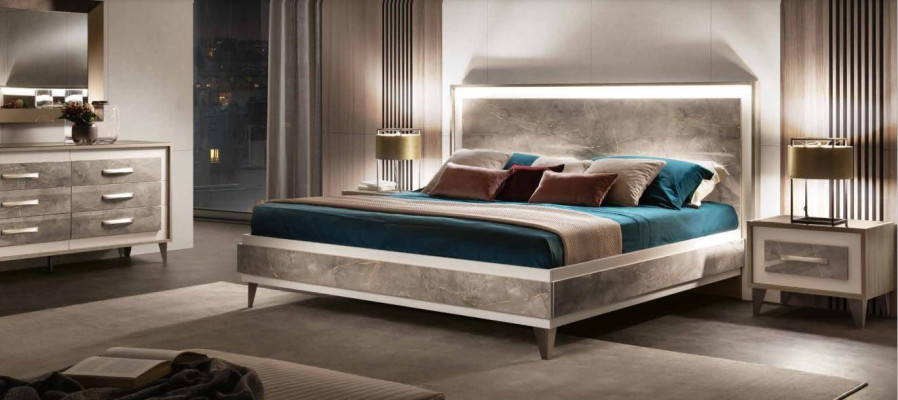 Bed Upholstery Design Luxury Double Hotel Beds Marriage Sleep Room arredoclassic