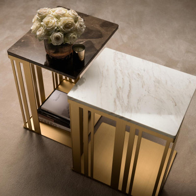 Living room Coffee table Elegant Luxury Design Side tables Table arredoclassic