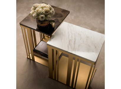 Living room Coffee table Elegant Luxury Design Side tables Table arredoclassic