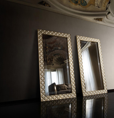 Standing mirror Large Mirror XXL royal Rococo Baroque Art Nouveau designer