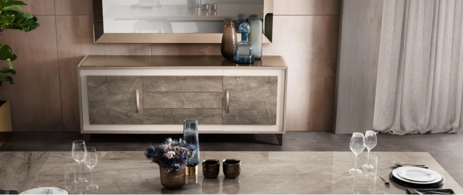 Chest of drawers Sideboard Wood Buffet Display case Luxury Wardrobe Furniture Set arredoclassic