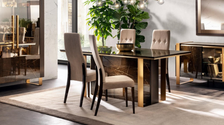 Dining table Table Group Dining room Living room Suite Wood Design Tables 200x100cm