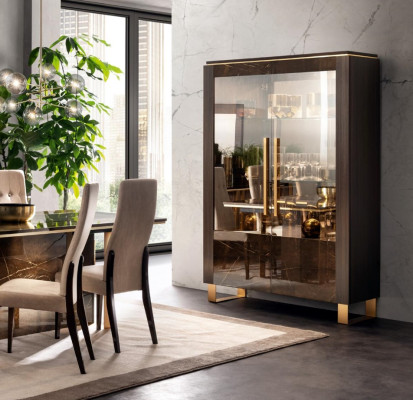 Classic Display case Wardrobe Italian Furniture Display Cabinet Glass New