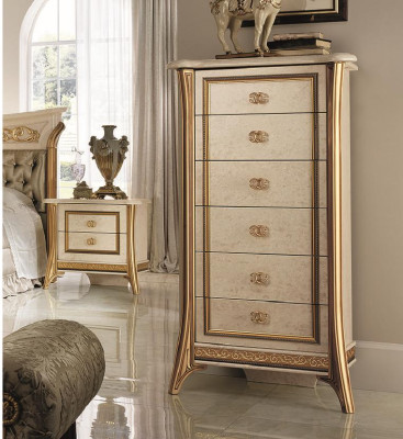 Chest of drawers Sideboard 6 drawers Designer Furniture Baroque Rococo Art Nouveau classic