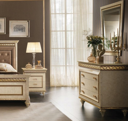 Italian Furniture Design Chest of drawers Wardrobe Brown Luxury Wood Furniture Style Baroque new