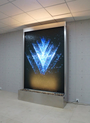 Water Wall Water Wall column base cabinet Ragal Display case water walls