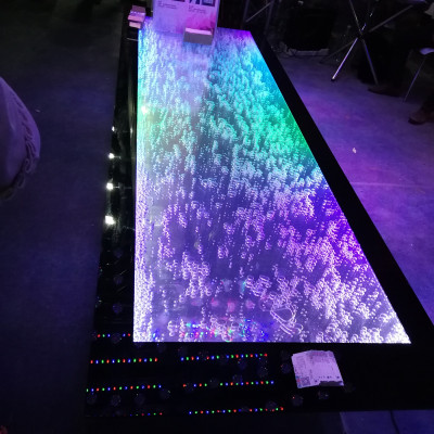 Led Bar Table Water Wall Bar Counter Shelf Furniture Illuminated Bar Table