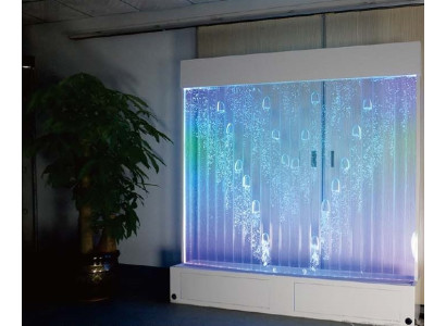 Unusual ideas club living room house water wall water wall led